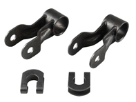 Set forcella e morsetto per barra stabilizzatrice anteriore. Porsche 356 A/B/C - 64441606, 64441061 - 1640550310