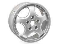 Alloy wheel, 7.5Jx17 ET65, front, Silver for Porsche 928 GTS - 96536216405