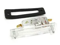 Verre pour éclairage de plaque d'immatriculation. Porsche 911F - PCG63160100