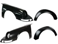 Wheel arch backdate kit with front wings. Porsche 911 69-73 LWB - 93050330799, 93050330899, 90150303223GRV, 90150303123DSK, 90150303123, 90150303223GRV, 90150303223DSK, 90150303223, 1680300170, 1680300180, 1680300770, 1680300780