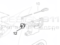 Wing Essence Flap Guide Rose. Porsche 996 / 986 / 987 / 987C - 99762450500, 99762450501
