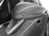 SportDesign Exterior Mirror With V-shaped Mirror Base. Porsche 95B Macan / Macan II  (LHD) - 95B04480061, 95B04480062, 95B04480063, 95B04480068, 95B04480069, 95B04480070, 95B04480071