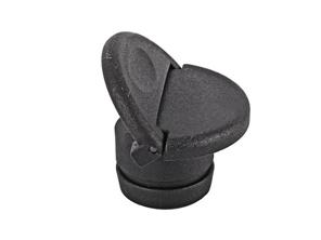 Loquet de verrouillage de garniture de compartiment moteur, noir satiné. Porsche 986 / 987.1 / 987.2 Boxster 1997-2012 - 9865513390001C