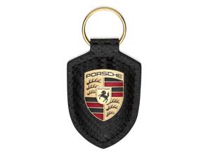Porte-clés avec écusson Porsche – 25Y Porsche Carrera GT, noir. - WAP0500620T0WS