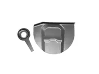 Support d'amortisseur arrière. Porsche 356A (1955-57) - 64450115500, 64450117105 - PP154DL, PP154DR