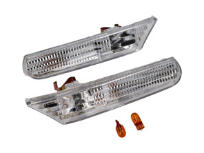Répétiteurs latéraux en cristal, clair. Porsche 996 / Boxster 986 - 99663103301, 99663103401, 99663104301, 99663104302, 99663104401, 99663104402, 99663104403, 99663104303