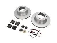 Hinteres Bremsbelag- und Bremsscheibenpaket. Porsche 964 C2 1989-91 KLEINER BREMSSATTEL - 96435294903, 95135204102, 96461236501, 99635208602, 95135204105, 96461236500, 96461236502, 99635208601, 96435209601