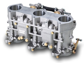 Conjunto de cuerpo del acelerador Jenvey heritage triple IDA3. Porsche 911