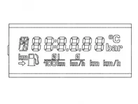 LCD Display Ersatz für Porsche 964 / 993 Kombiinstrumente - 993641311
