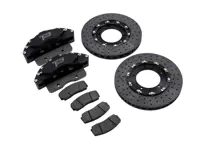 Front Brake Kit Carbon Ceramic. Porsche 911 1965-89 - 91135142503, 91135142603, 91135142502, 91135142602, 91135180900, 91135190700, 9113519360, 91135193600 - A003-F2001-1.0