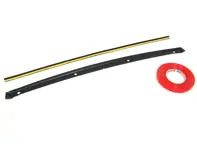 Front bumper sealing strip. Porsche 993 - 9935051430170B, 993.505.143.01.70B, 99350534300, 9935054990170B, 9999115574A