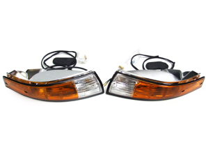 Blinker- und Glasfront-Kit mit SCHWARZEM Randglas Porsche 911 - 91163194300, 91163194400, PCG63193520, PCG63193620, 91163197000, 91163197001