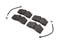 FRONT Brake pads and sensors kit. Porsche 928 S4 1987-88 Textar - 92861231502, 92861231504, 99335193901, 99335193905
