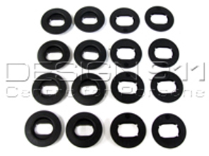 Kit de fixation pour tapis de sol. Porsche 955 Cayenne 2004-06 - 95504480264, 955044802648B2, 955044802648C3, 955044802648D4, 955044802648E5