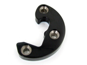 Placa adhesiva de cerradura de puerta (3 orificios). Porsche 356A/356B/356C - 64453170101, 64453170201