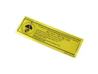 Sticker Engine Timing. Porsche 911 - 91100650101