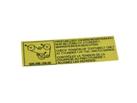 Sticker Camshaft Belt. Porsche 928 1978-86 - 92800610900 - PAKZR