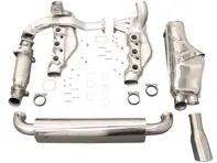 Sistema de escape completo para Porsche 964 en acero inoxidable - 1620001410, 92.565S, 1621400710, 1621100606, 1621101900, 1621200100, 1625000300, 1625000900, 1623400100, 1620701100, 1620600900, 1620606200, 1620801000, 1623104480, 1623104470, 92.247SCLAMP, 99311119500, 96411119205, 96411119800, 90007428202, 99908405202, 99908500102, 92.241S, 92.280S, 92.560S, 92.260S, 91.024S, 91.023S, 96411104205, 96411321316, 96411321315, 96411104504, 96411104502, 96411104605, 96421104004, 96421103905, 96421103932
