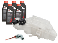 Engine coolant expansion tank kit with sensor. Porsche 996 2001 >> / 997.1 / 997.2 - 99610615703, 99610615704, 99610615700, 99610615701, 99610615702