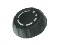 Bouton rotatif GAUCHE pour commande radio PCM. Porsche 987.1 Boxster / 987C.1 Cayman / 997.1 - 95564295100, 95564295200, 99764220100A05, 99764220101A05, 99764220200A05, 99764220201A05 - URO-016926