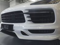 TechArt front bumper lower spoiler. Porsche 9YA Cayenne / S / E-Hybrid 2018-23