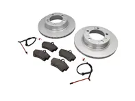 REAR Brake Pads And Brake Disc Package. Porsche Boxster 986 2.5L / 2.7L 1997-04 - 98635293911, 98635240104, 98661236501