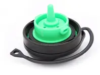 Deckel mit Halteband für Kraftstofftank. Porsche 970 Panamera - 97020124106, 97020124104