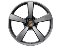 Turbo Exclusive Design front alloy wheel in Platinum Silver Metallic finish 21' 12J ET70 - 992601025AEOU7