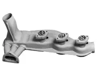 Abgaswärmetauscher, Baustahl. Porsche 930 Turbo 1975-89 - 91.103, 91.103S, 1623103600, 1623103800, 93021102103, 93021103301, 93021103304 - 1623103600