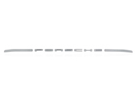 PORSCHE Silver rear sticker. Porsche 924 / 944 - 477853635C