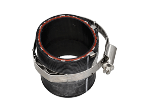 Durite de raccordement de l'échangeur de pression au turbo. Porsche 92A / 9PA1 Cayenne 3.0 L V6 Diesel, 2007-2011 - 95811083210, 95511083200