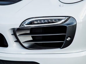 Ailes aérodynamiques de pare-chocs avant TechArt. Porsche 991.1 turbo - 091.100.183.009, 091.121.183.009, 091.121.183.009G