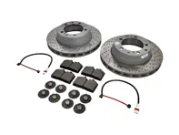 REAR Brake Pads and Brake Disc Package. Porsche 965 Turbo - 96535204100, 96535204200, 96435193903, 96435193904, 96435193905, 96461236501, 96435193903BRE, 96535209601, 99635208600, P85094, 93035193802, 93035193803, 93035193804, 93035193805, 93035194015, 93035194025, 95135193005, 95135193006, 95135193016, 95135193901, 95135193902, 95135193903, 95135193904, 95135193905, 95135193908, 96435193002, 96435193902, 96435293000, 96535293000, 96535293003, 96535293004, 96535293900, 96535293903, 99335293003, 99335293903, 96461236500, 96461236502, 96435209600
