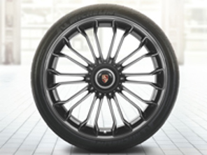 20'/21' 918 Spyder in Platinum (seidenmatt) Alufelgen & Sommerreifen Original Porsche - 91804460004