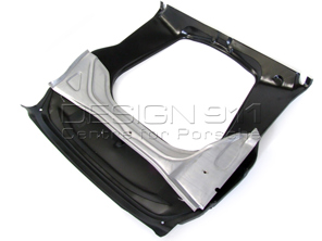 Plancher avant complet / support de suspension et réservoir de carburant / support de batterie. Porsche 911 1969-73 - 90150104921, 91150195500GRV