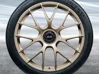 20'/21' 991.2 GT3 RS Magnesium, in White Gold Metallic (satin-gloss) Alloy Wheels Original Porsche - 99104460339