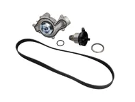 Kit di inserimento pompa acqua, cinghia e termostato Porsche 9YA Cayenne / 971 Panamera / 95B.2 / 95B.3 Macan V6 - 9A712101304, 9A712168800, 9A110655900, 0PB121688, 9A790313710, 9A712101303