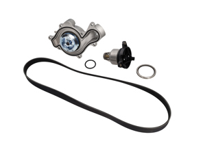 Kit di inserimento pompa acqua, cinghia e termostato Porsche 9YA Cayenne / 971 Panamera / 95B.2 / 95B.3 Macan V6 - 9A712101304, 9A712168800, 9A110655900, 0PB121688, 9A790313710, 9A712101303