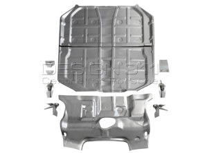 Floor Pan & Pedal Aera Complete Kit. Porsche 911 08/1967-07/1989 - 91150280000, 90150135901GRV/1, 90150136001GRV/1, 91150195002/1, 90150195200/1, 91150105299, 91150105198, 90150106323/1, 90150195100/1, 90150106323, 90150135901GRV, 90150136001GRV, 91150195002, 90150195100, 90150195200