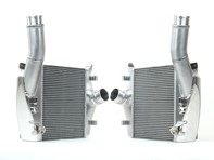 High performance aluminum finish intercoolers. Porsche Cayenne turbo / GTS 4.0ltr V8 - PAB145804B, PAB145803B, PAB145804E, PAB145803E, 8244R, PAB14580300, PAB14580400