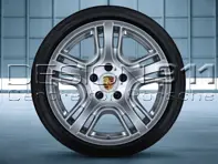 19' Panamera Design Alloy Wheels & Tyres Original Porsche - 97004460204, 97004460224, 97004460284