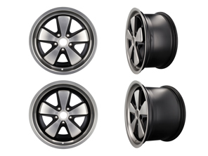 Jantes en alliage Fuchs 18" ENSEMBLE DE 4 en argent 8.0J et 10J pour voiture Porsche - 999362S188052, 999362S181065