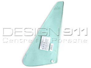 Front 1/4 window glass, Green Tint. Porsche 911/912 65-73 TARGA - 90154250145, 90154250245