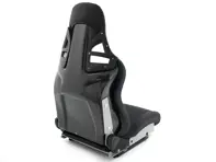Asiento deportivo tipo butaca Track - DTX RECLINE, cuero negro - RASGUÑOS EN LA PARTE POSTERIOR - 9997809100, 9997809110