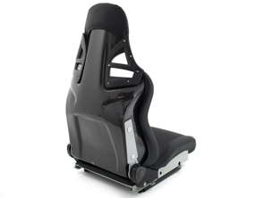 Siège baquet sport Track - DTX RECLINE, cuir noir - RAYURES À L'ARRIÈRE - 9997809100, 9997809110