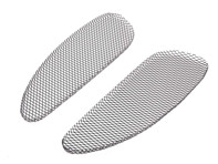 Side intake protection grilles by Rennline. Porsche 718 Boxster / Cayman