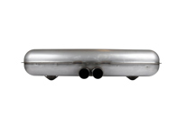 Exhaust muffler / silencer rear box SSI. Porsche 911 63-73 / 914 69-73 - 1620612400, 91.410SSI, 91410SSI, 91111102501 - 1620612400