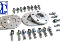 Wheel Spacers 7mm and 15mm Kit for Porsche 5/130 stud Pattern with long bolts *DesignTek - 3608000115, 3608000007, 3608100018, 3608100007, 3608300003