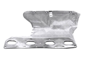 Schutzblech für Abgaskrümmer. Porsche 970 Panamera - 94811104101, 94811104201, 574.672, 574.682