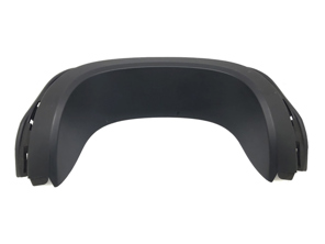 Cubierta envolvente del tubo de escape del parachoques trasero. Porsche 981 Caimán GT4 / 981 Boxster Spyder - 981505511801E0, 981505512801E0, 981505853801E0, 981505811801E0